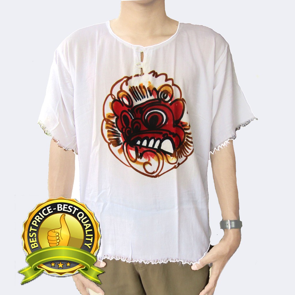 Jual Bbb Kaos Bali Motif Barong Lukis Khas Bali Terbaik Dan Terbaru