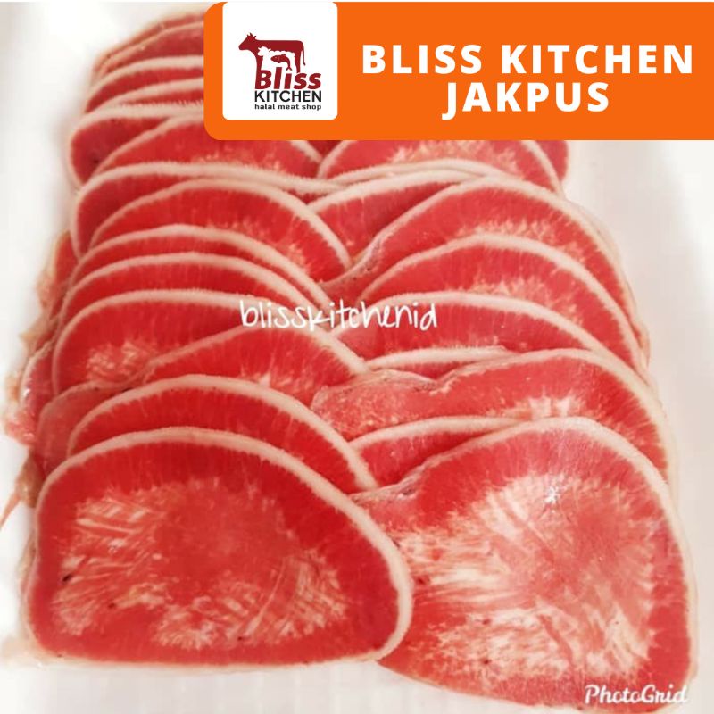 Jual AUS Lidah Sapi Slice Impor / Ox Tongue Sliced / Gyutan 250gr ...