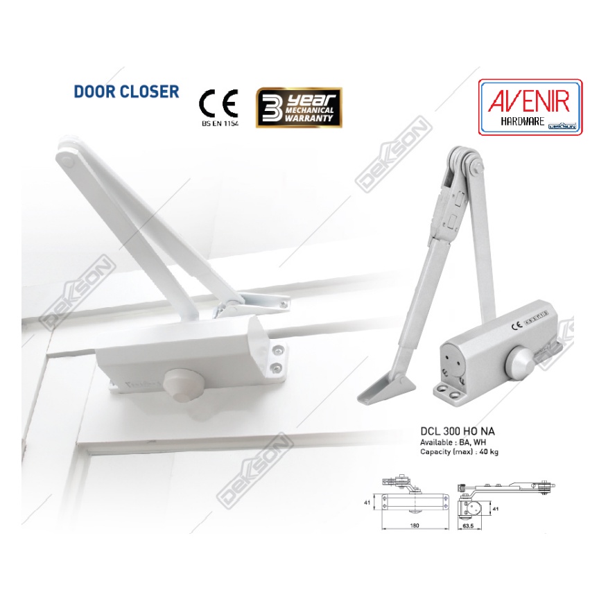 Jual Door closer dekkson DCL 300 HO Penahan Penutup Pintu Otomatis Door Closer Dekson DCL 300