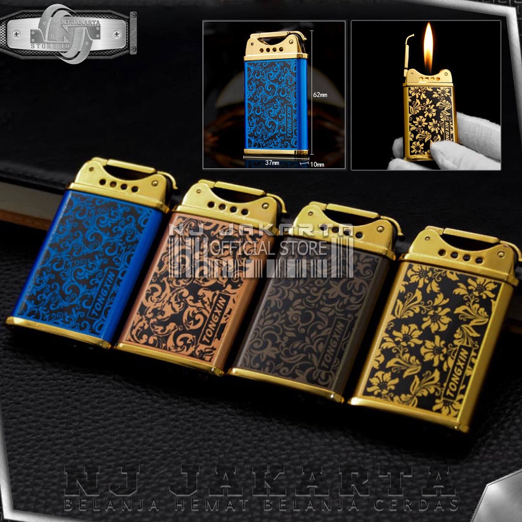 Jual Korek Api Lighter Mancis Batik Slim Full Besi | Shopee Indonesia