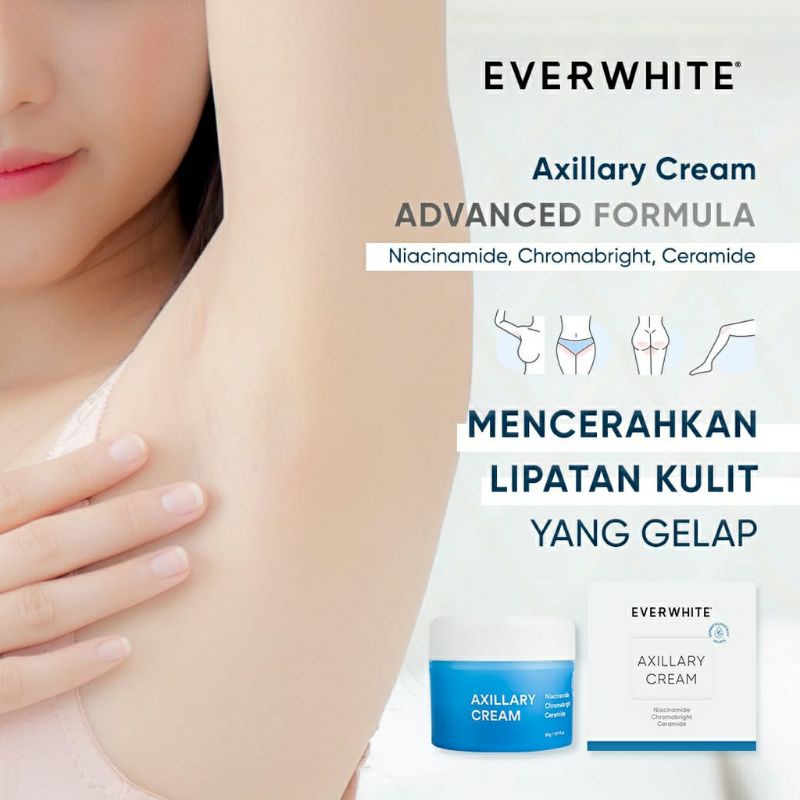 Jual Everwhite Axillary Cream (Underarm) Blue | Whitenning | Body Care ...
