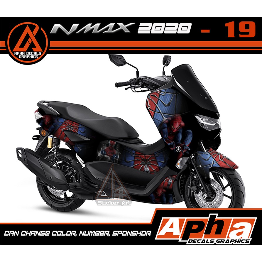 Jual STIKER STICKER MOTOR DECAL PRINT CUSTOM YAMAHA NMAX 155 NEW BARU ...