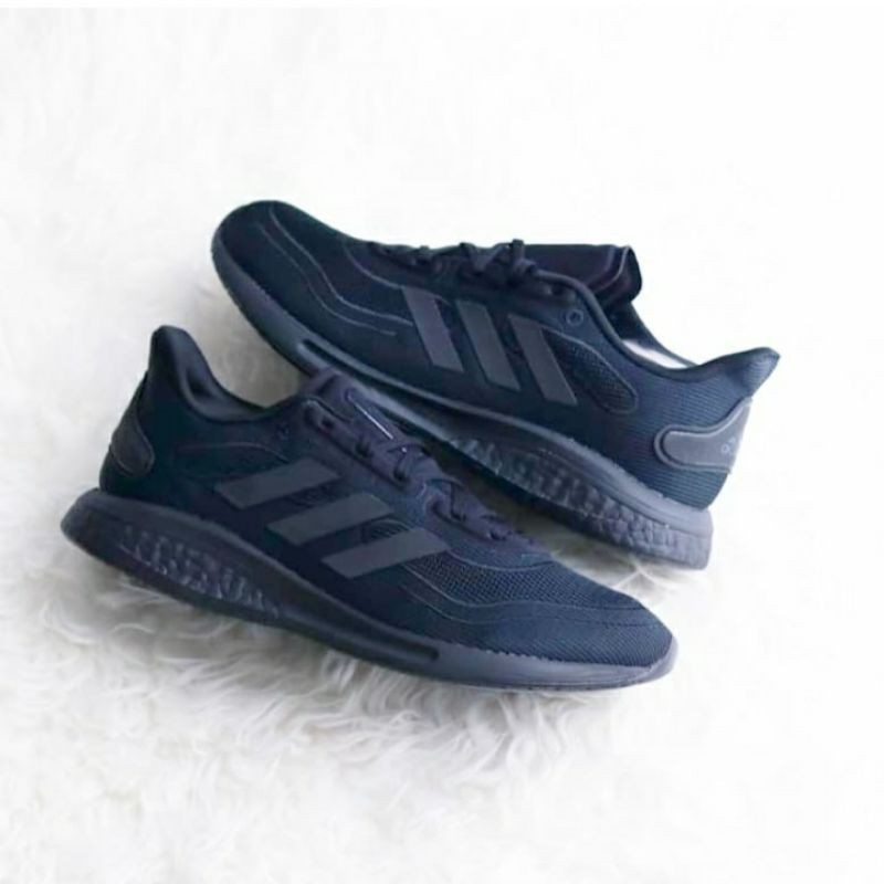 Jual ADIDAS SUPER NOVA BOOST FULL BLACK ORIGINAL Shopee Indonesia