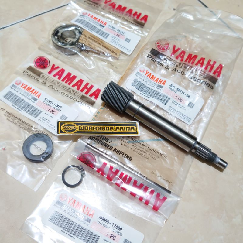 Jual Paket As Puli Pully Belakang Rasio Gir Box Cvt Bearing Seal Klip