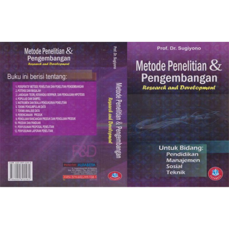 Jual Metode Penelitian Dan Pengembangan (Research And Development ...