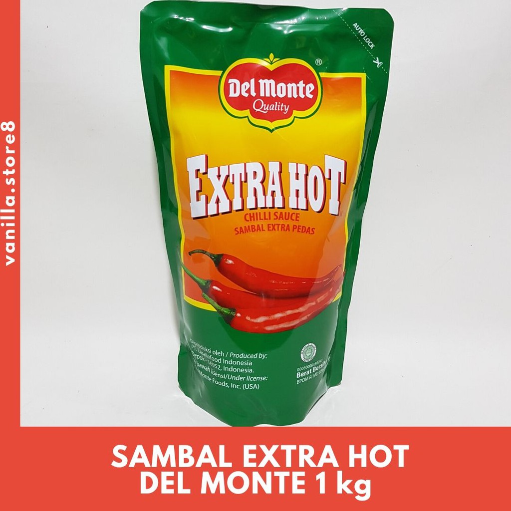 Jual Saos Sambal Extra Hot Del Monte 1kg Shopee Indonesia