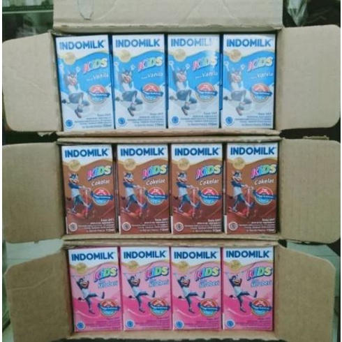 Jual Susu Indomilk Kotak 115 ml 1 dus isi 40 kotak harga grosir