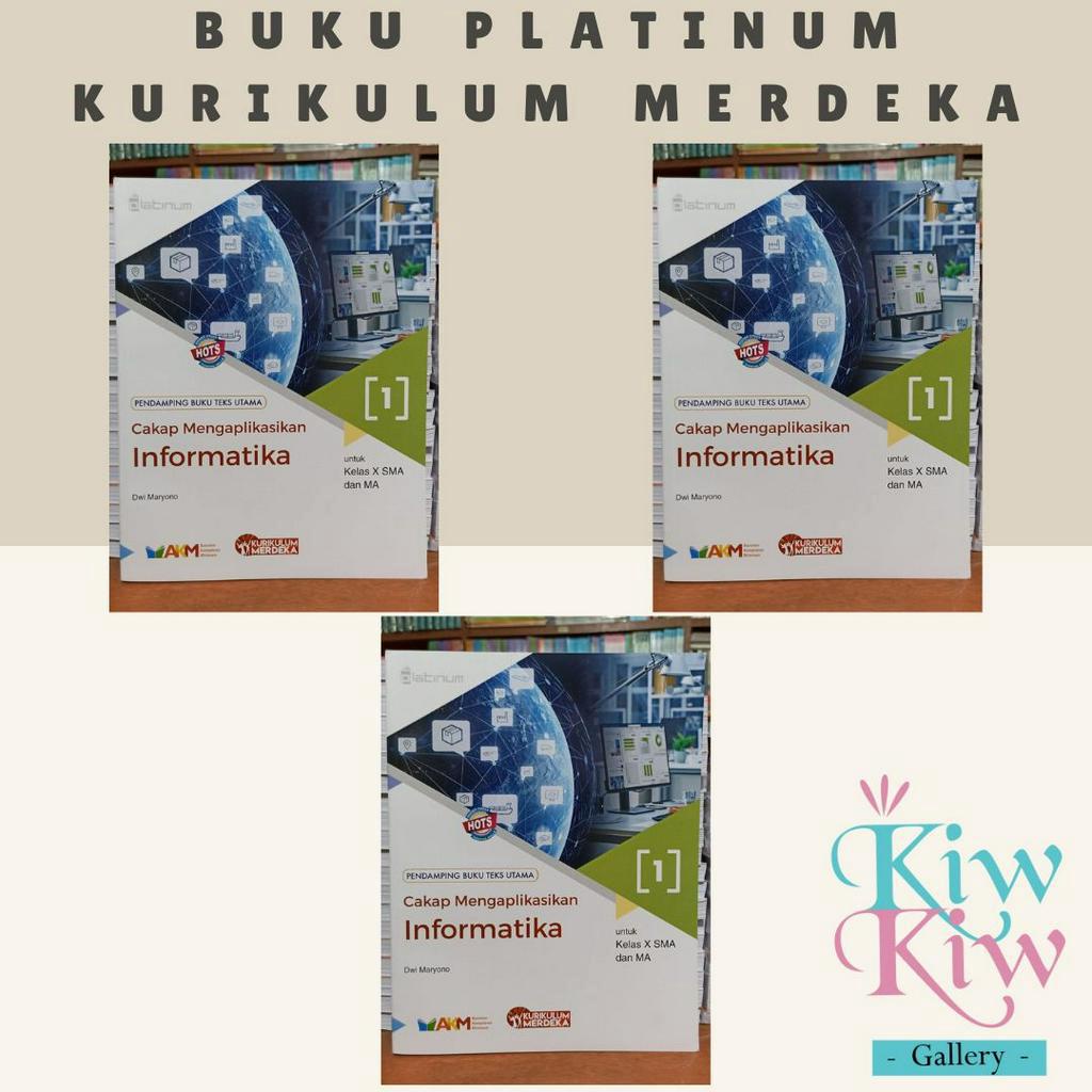 Jual Buku Informatika Kelas 10, 11, 12 SMA/MA Kurikulum Merdeka ...