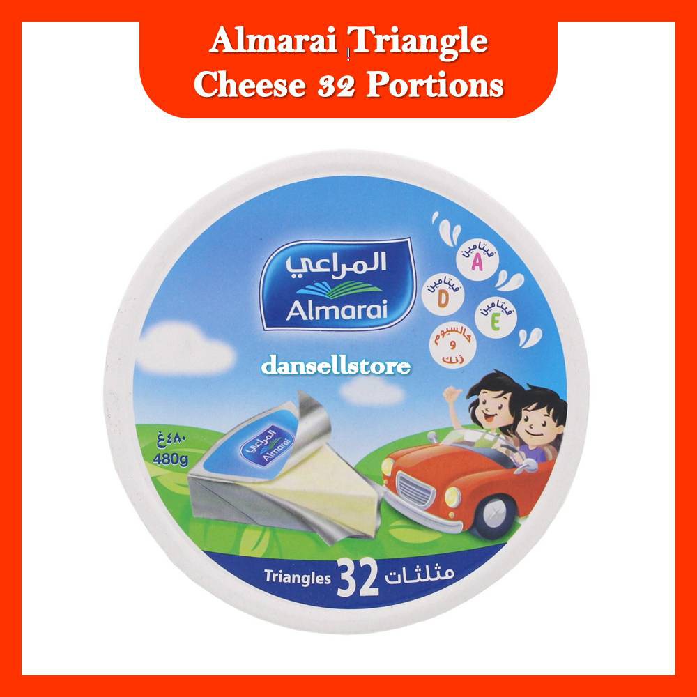 Jual Almarai Triangle Cheese 32 Portions Keju Arab Segitiga 32 Porsi ...