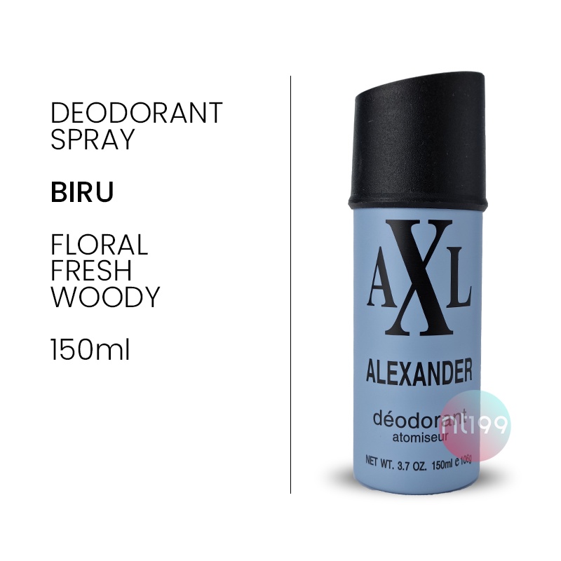 Jual AXL Alexander Deodorant Spray 150ml BPOM | Shopee Indonesia