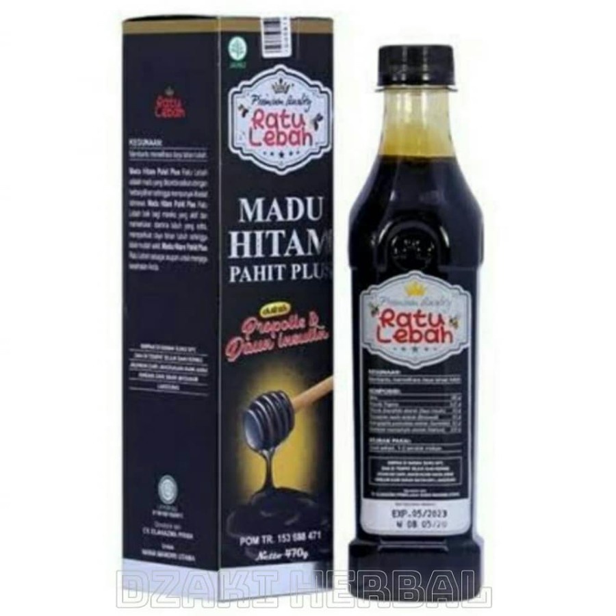 Jual Madu Hitam Pahit Ratu Lebah plus Propolis Asli Original Jual Murah ...