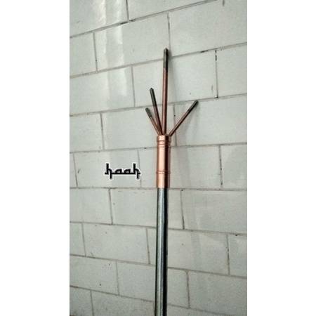 Jual Penangkal petir Trisula / spiltzen tombak anti petir paket lengkap ...