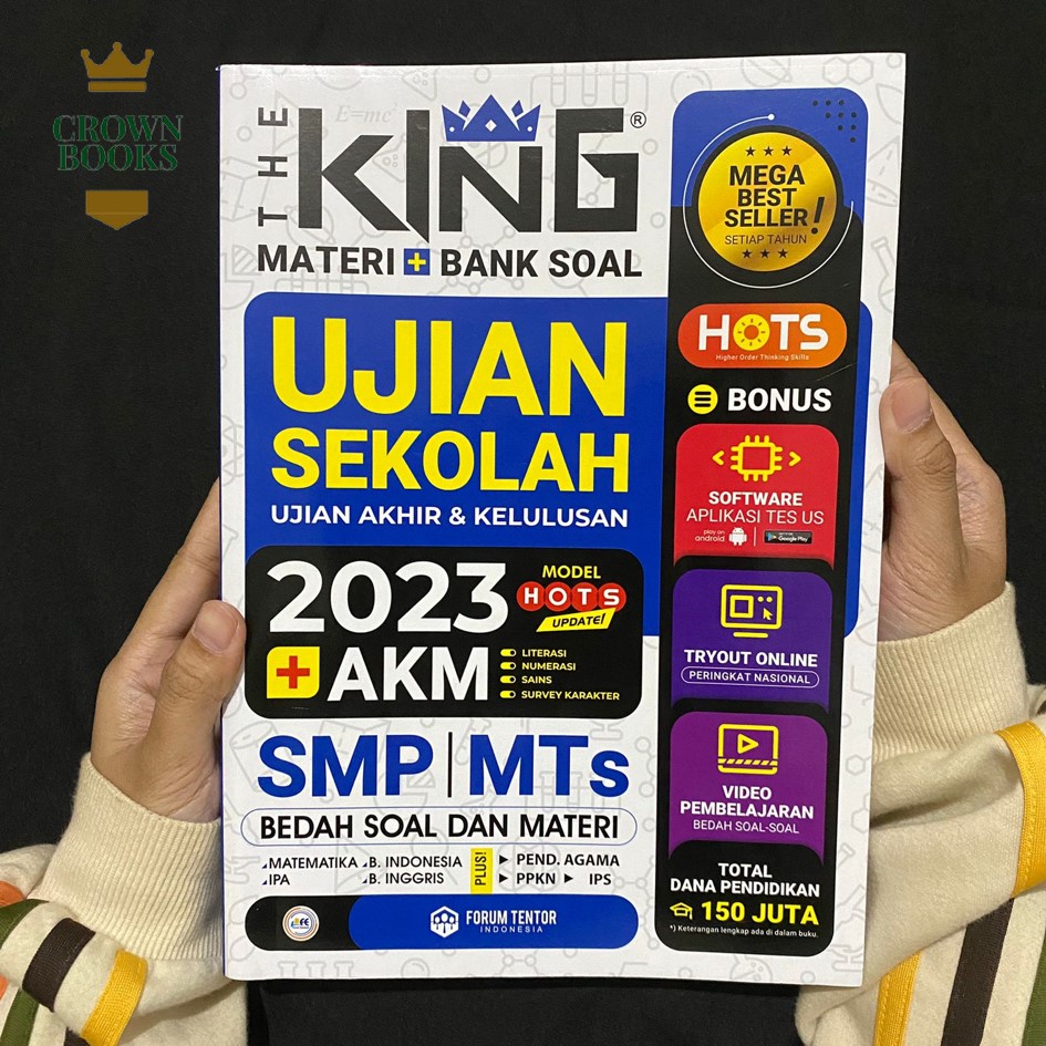 Jual Buku The King Materi Soal Ujian Sekolah SMP 2023 Bonus AKM ...