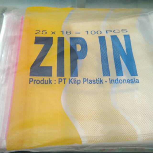 Jual Klip Plastik Zip In 16x25 Cm Shopee Indonesia 