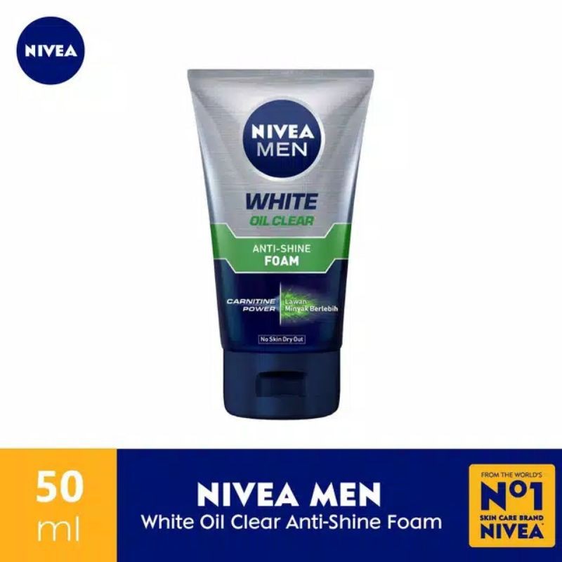 Jual Nivea Men Face Wash 100 Ml Extra White Acne Oil Clear Charchoal All Varian Sabun Cuci