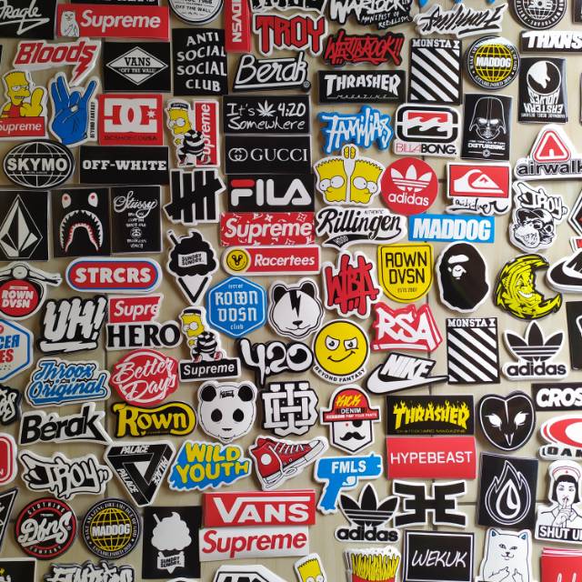 Jual STIKER DISTRO ALL BRAND | Shopee Indonesia