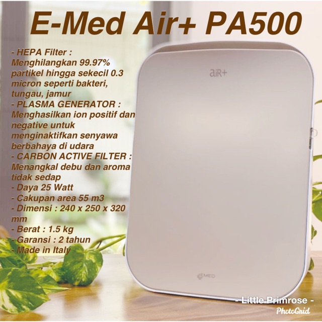 GEA Baby x E Med Air Purifier PA 500