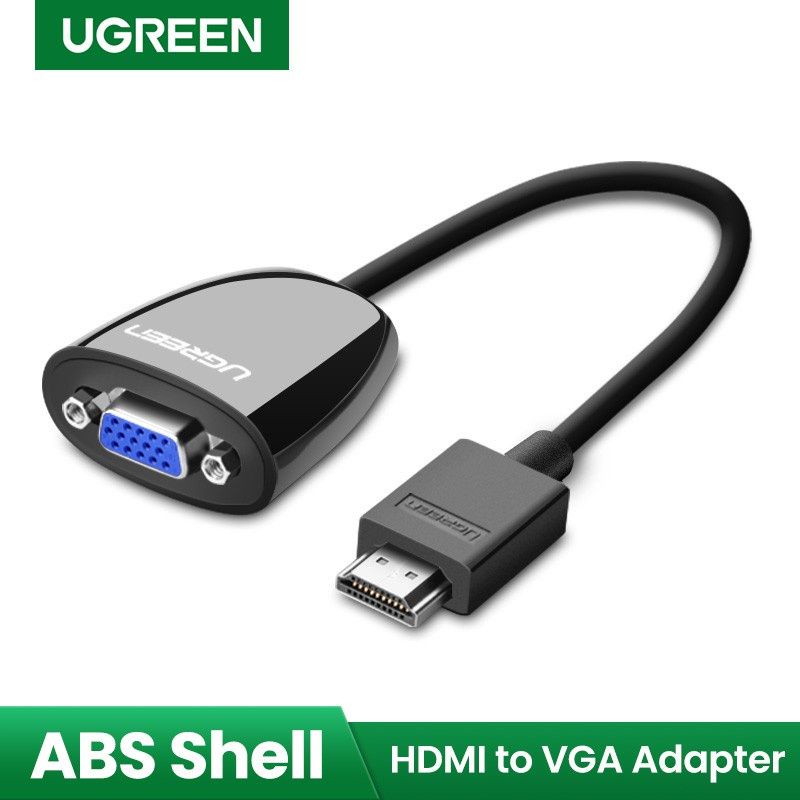 Jual UGREEN Converter HDMI to VGA 1080P With Audio Shopee Indonesia