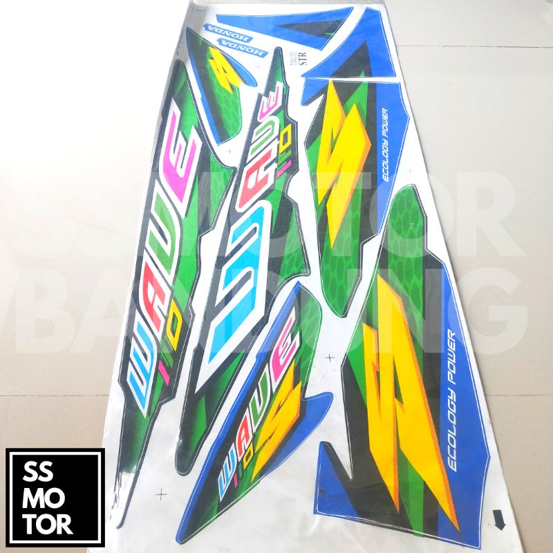 Jual Stiker Sticker Striping Thailand Supra X Fit Lama Model Wave 110 R ...