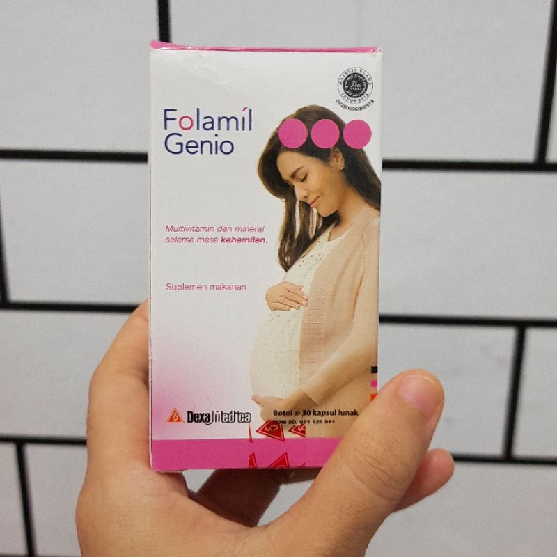 Jual FOLAMIL GENIO (30 Kapsul Soft) | Shopee Indonesia