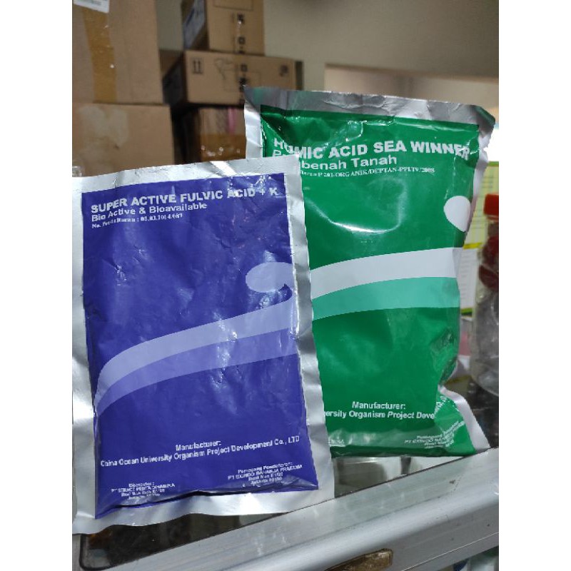 Jual HUMIC ACID SEA WINNER PEMBENAH TANAH /HUMISOL PEMBENAH TANAH ...
