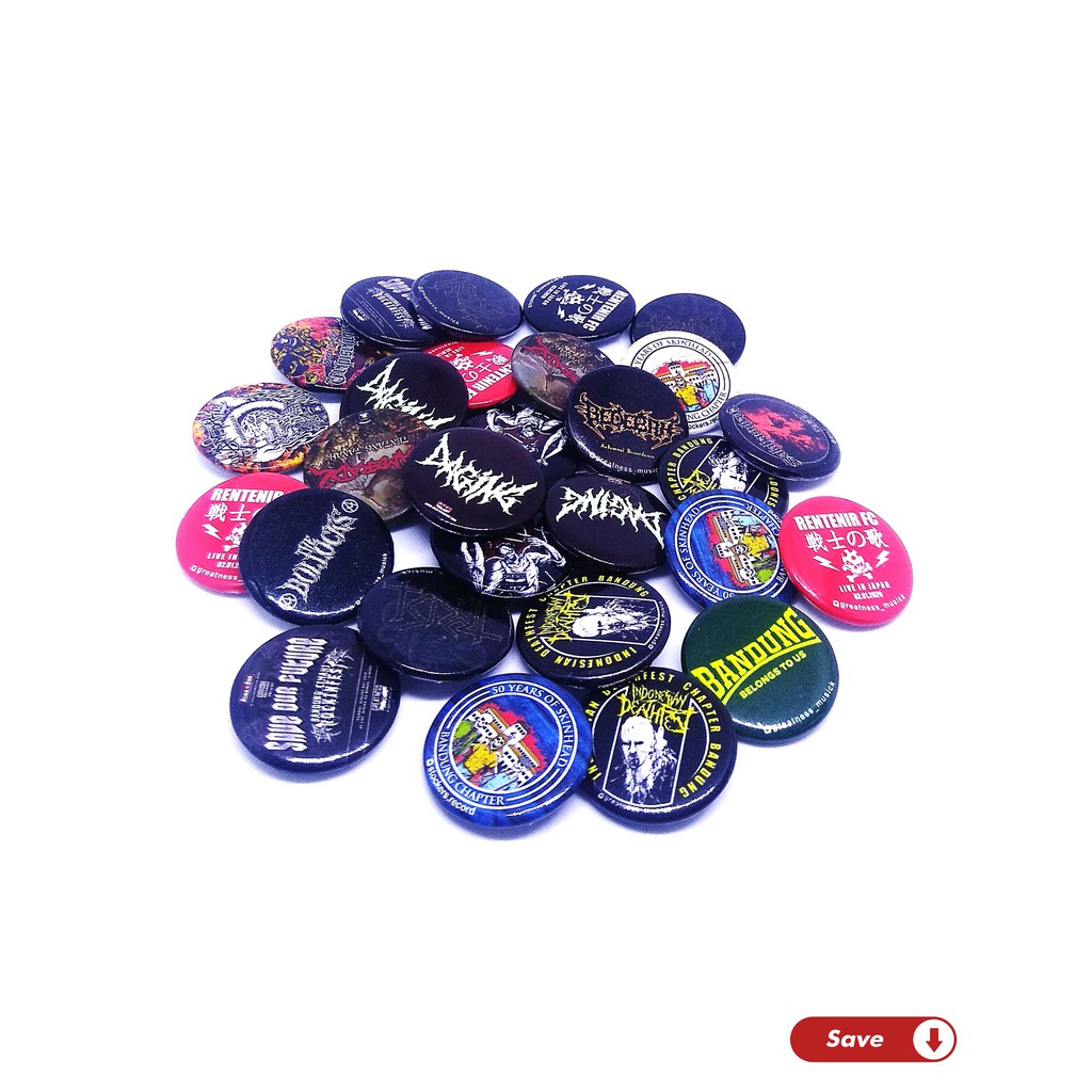 Jual Original Pin Button Band (Random) | Shopee Indonesia