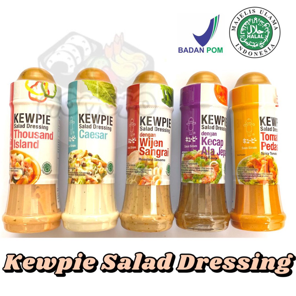 Jual KEWPIE SALAD DRESSING SAUS SIRAM 200 ML WIJEN SANGRAI CAESAR