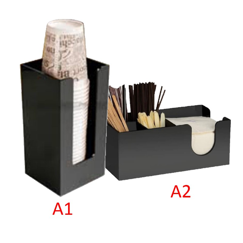 Jual RAK KOTAK TEMPAT SENDOK TISSUE TISU SEDOTAN PAPER CUP - A ...