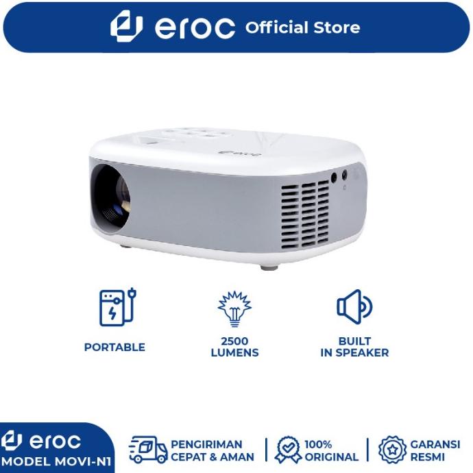 Jual TREND EROC PROJECTOR BUILT IN SPEAKER LCD DISPLAY MODEL MOVI