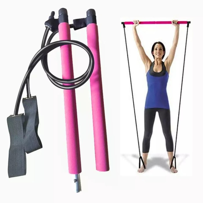 Jual EM Alat pilates gym yoga alat fitness olahraga stick Shopee