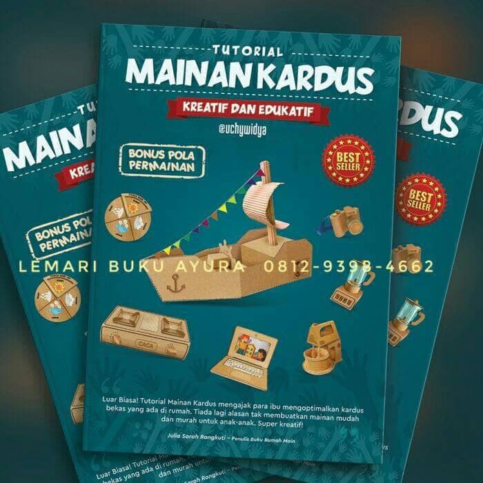 Jual Buku Tutorial Mainan Kardus Shopee Indonesia 0455