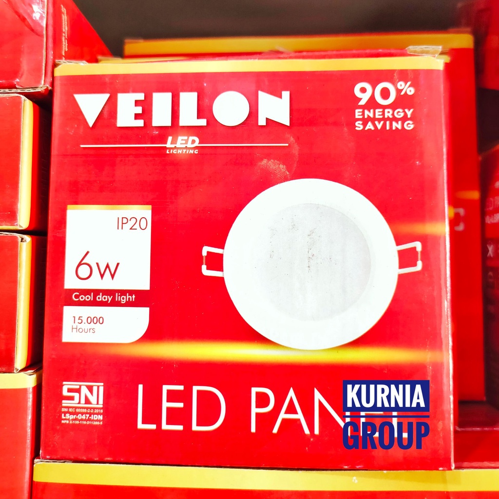 Jual Lampu Downlight LED IB Panel VEILON 6W 9W 12W 18W Bulat Putih ...