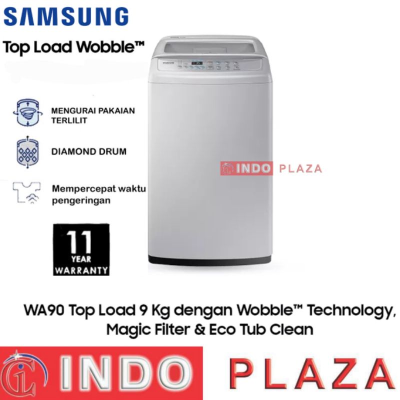 Jual MESIN CUCI SAMSUNG 1 TABUNG 9 Kg WOBBLE WA90H4200SG | Shopee Indonesia