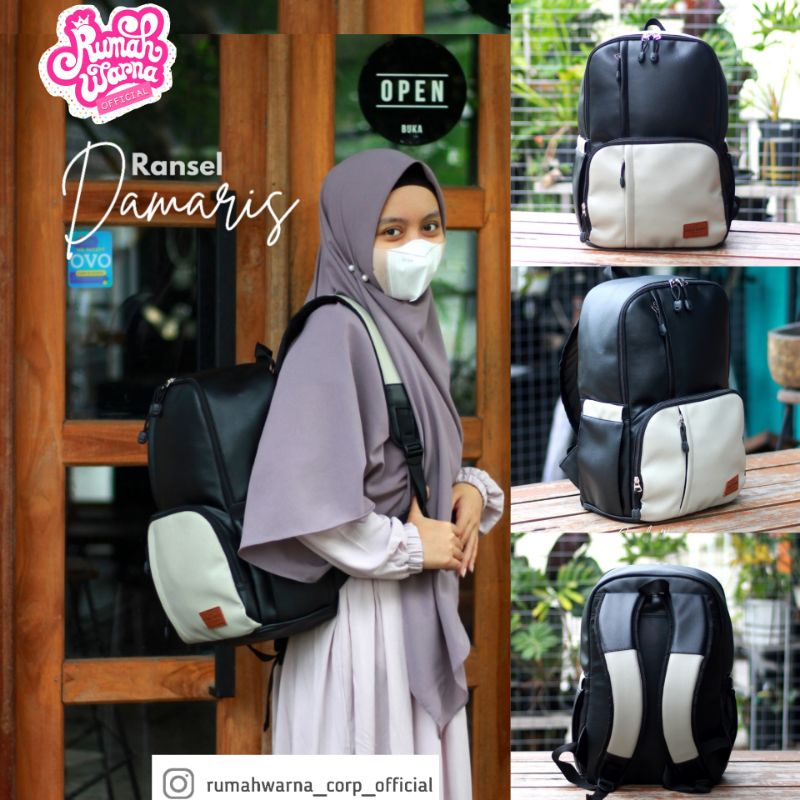 Jual TAS RANSEL B DAMARIS RUMAH WARNA | Shopee Indonesia