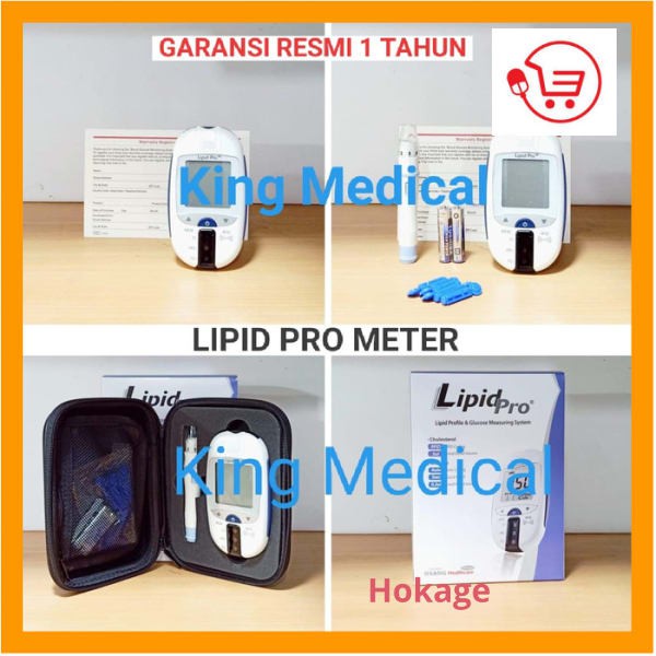 Jual LIPID PRO Alat Cek Kolesterol Total HDL LDL Trigliserida Lipidpro ...