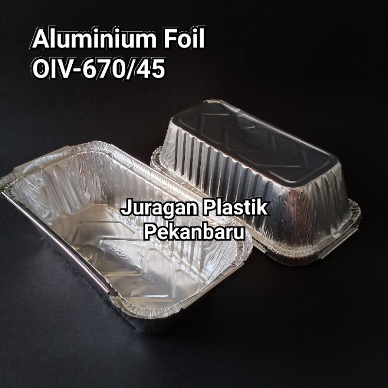 Jual Aluminium Foil Cup 670/45 ( Loyang Persegi Panjang OIV 670/45 ...