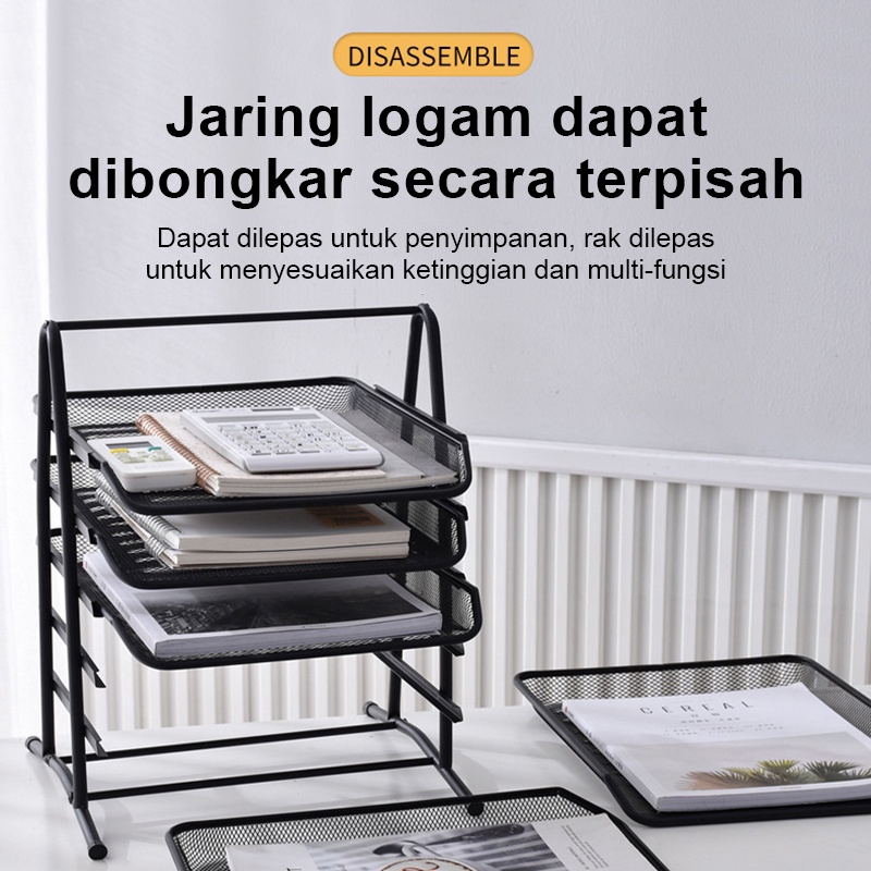 Jual Rak Kertas Dokumen Surat 5 Susun Paper Document Letter Tray Tier ...