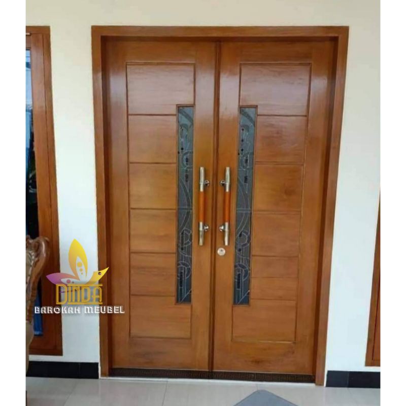 Jual Pintu Kusen Rumah Kupu Tarung Minimalis Jati Pilihan Berkualitas Meubel Jepara Shopee 2516