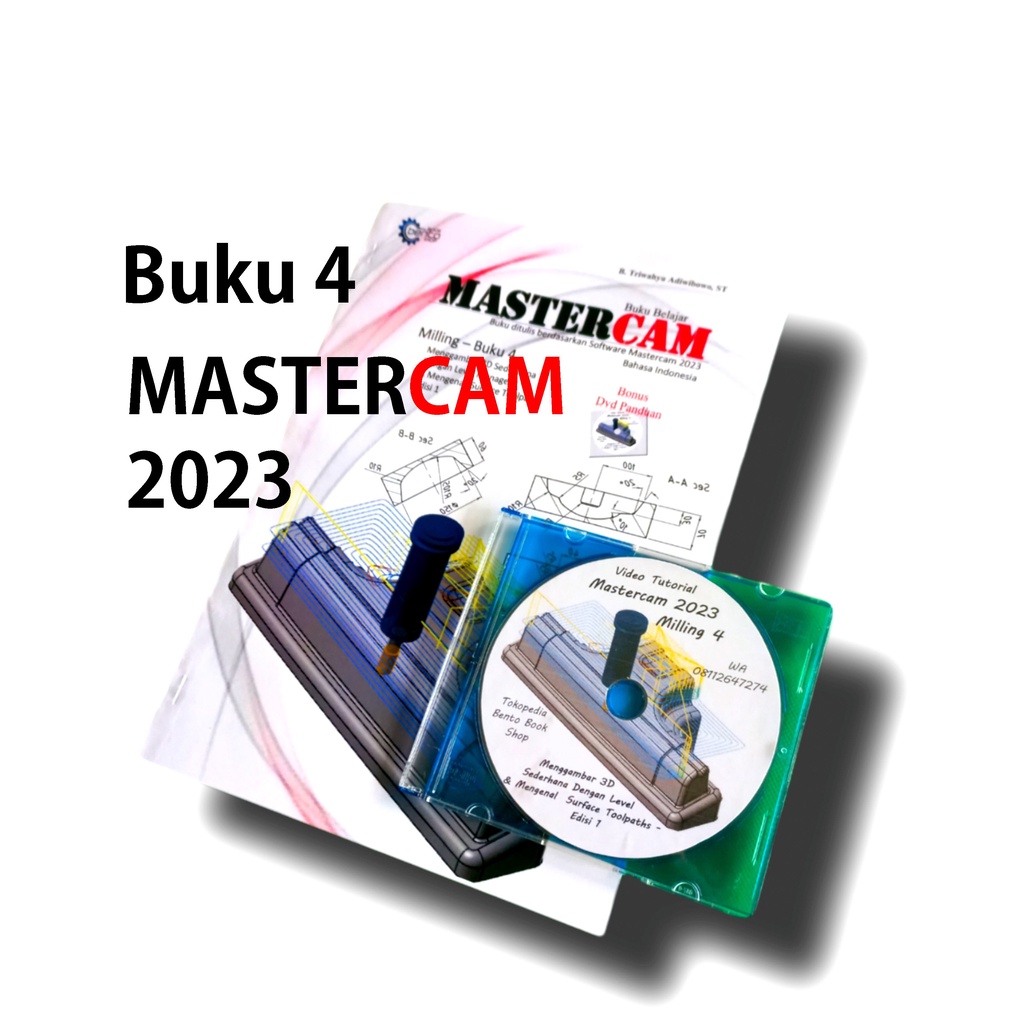 Jual Buku Mastercam 2023 Mill 4 + Dvd Tutorial | Shopee Indonesia