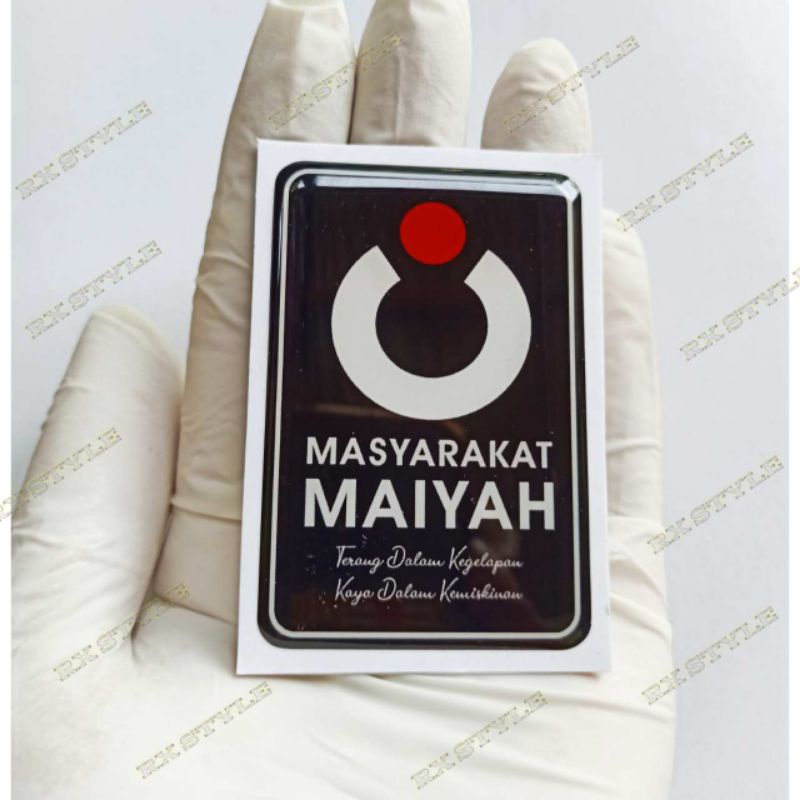 Jual Stiker Maiyah Stiker Cak Nun/Stiker Majelis Masyarakat/stiker ...