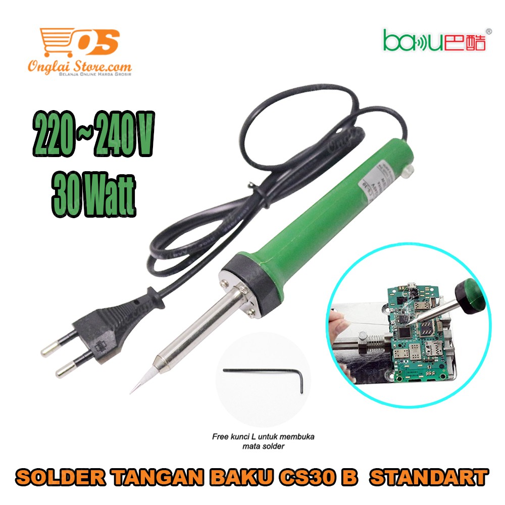 Jual Solder Tangan Baku CS30 B STANDART Solder Listrik Solder Baku Cs30 ...