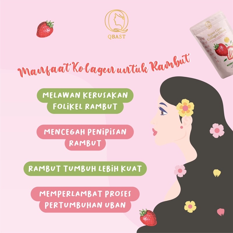Jual Qbast Super Glow Collagen Drink | Minuman Collagen | Shopee Indonesia