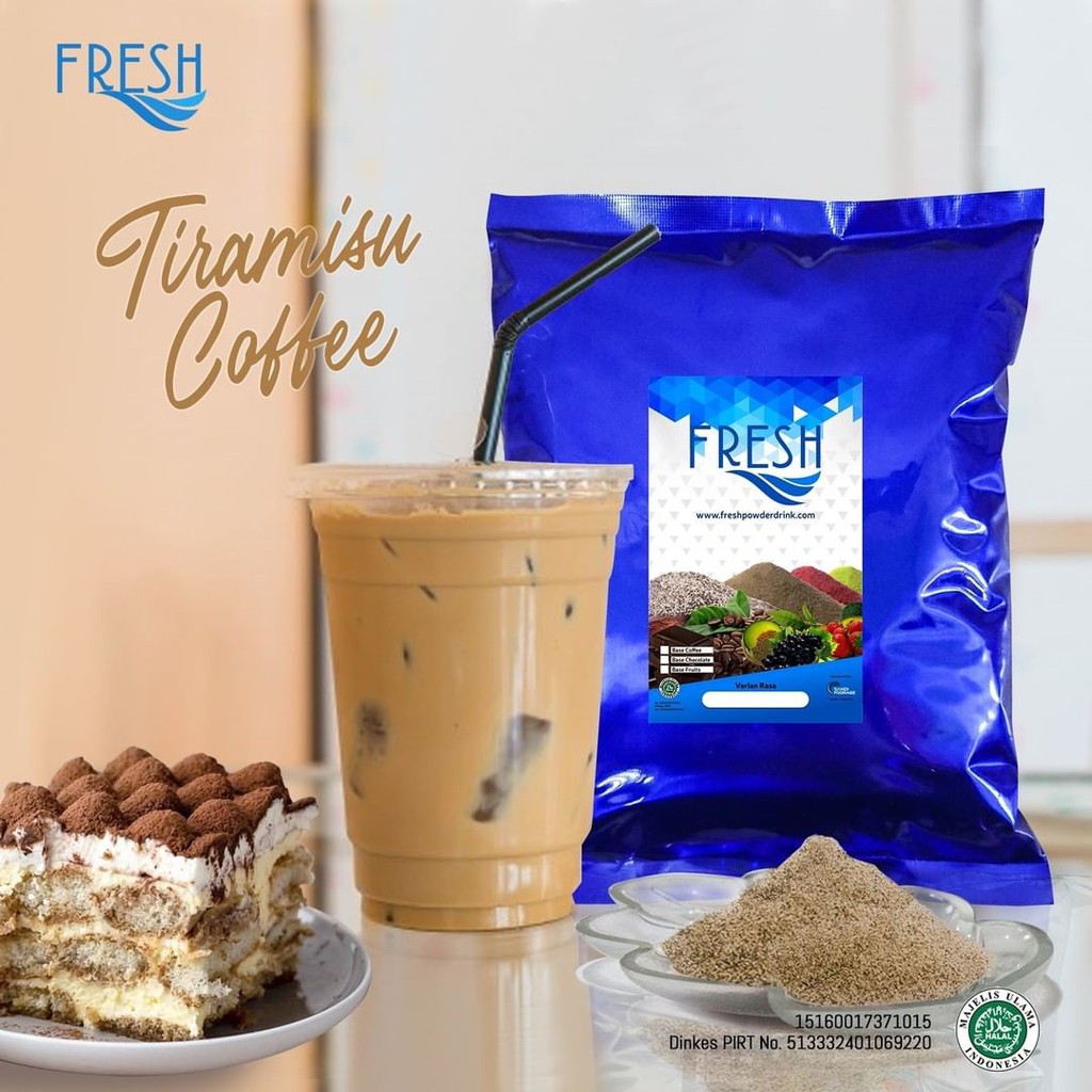 Jual BUBUK MINUMAN RASA SERBUK MINUMAN KOPI RASA TIRAMISU FRESH POWDER