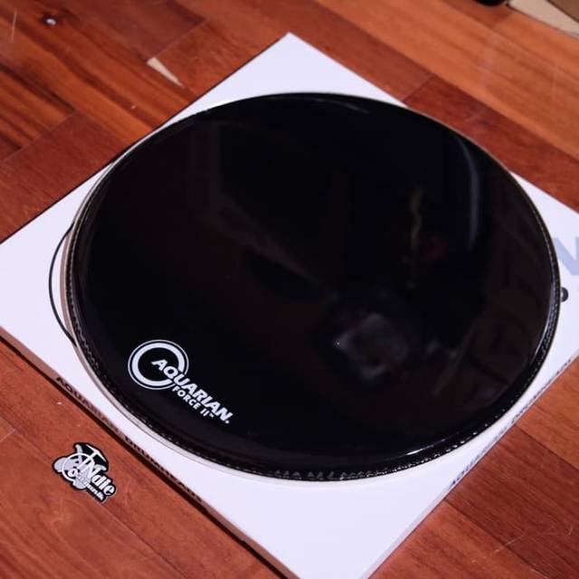 Jual Drum Head Aquarian Force II 20inch Black PHBK Shopee