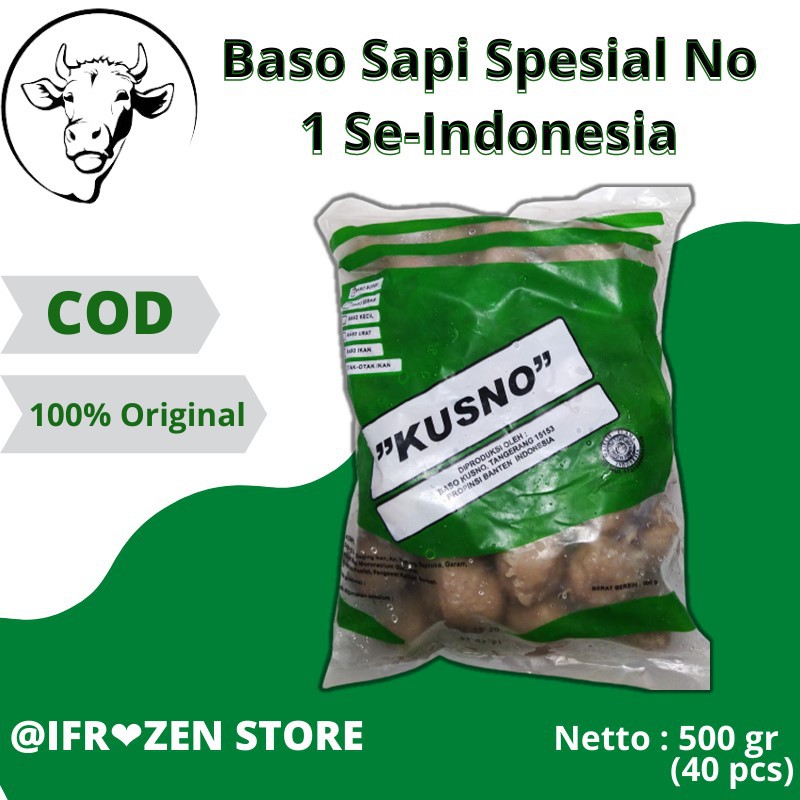 Jual 500 Gr Bakso Baso Spesial Super Polos Kusno Warisan Sony Makanan