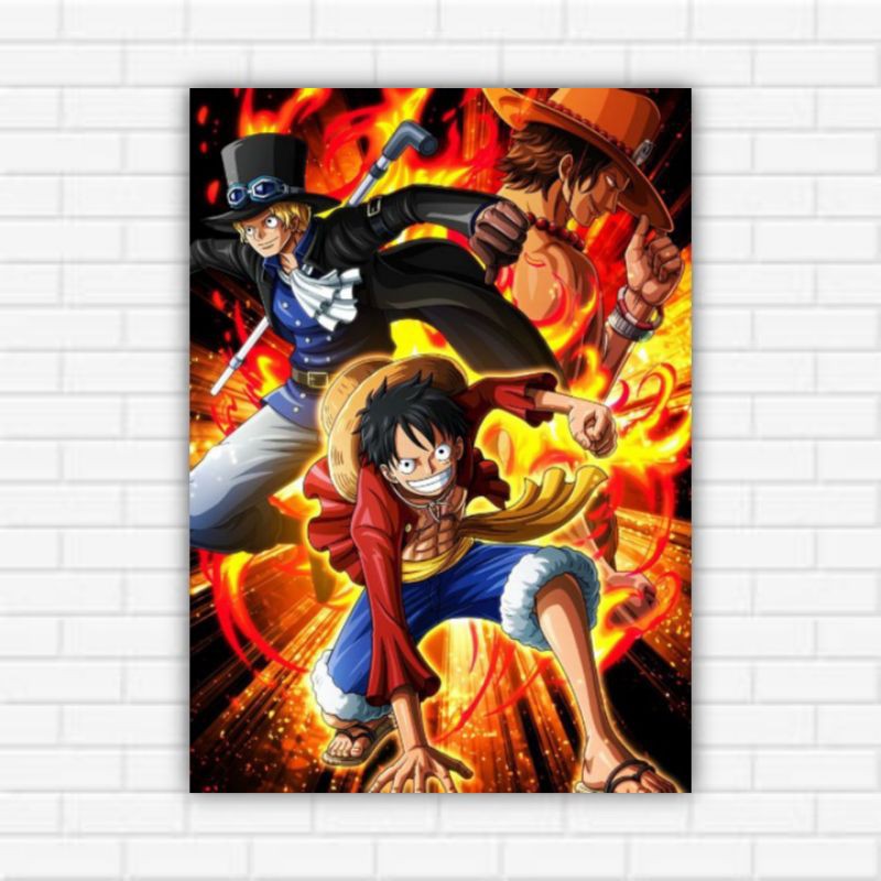 Jual poster hiasan dinding one piece 05. | Shopee Indonesia