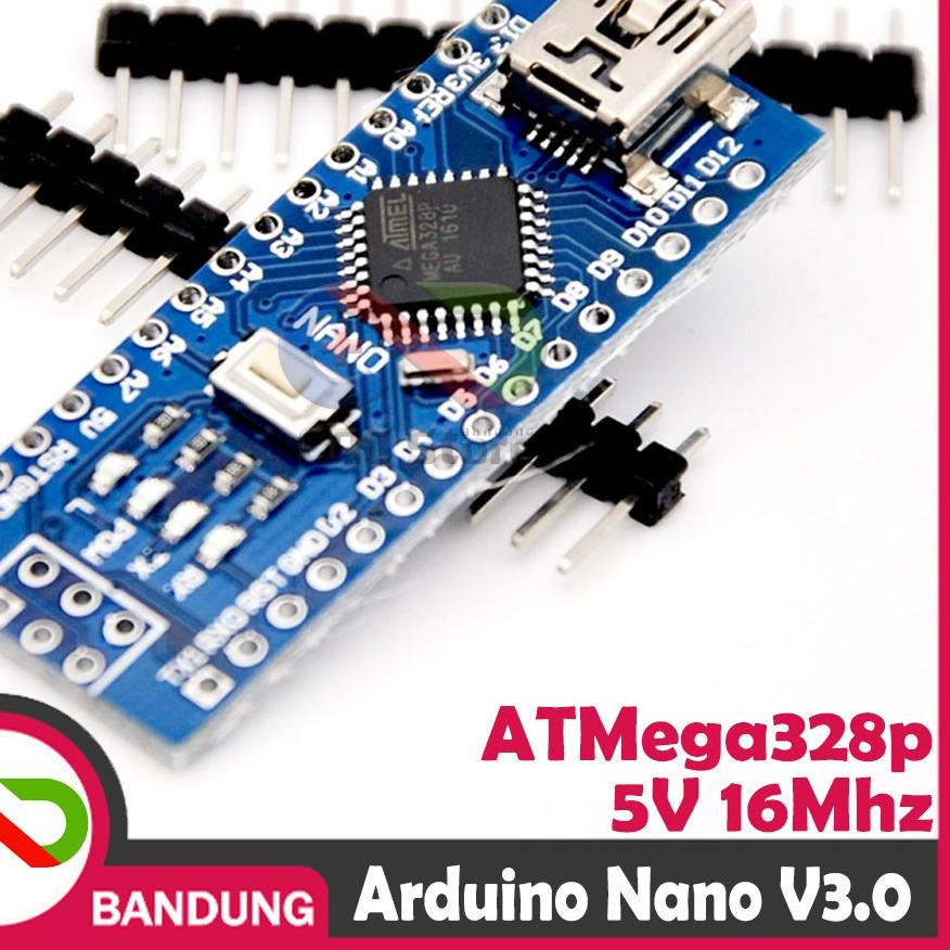 Jual NEW !!! 9.9 ARDUINO NANO V3 ATMEGA328P-PU 5V ARDUINO NANO