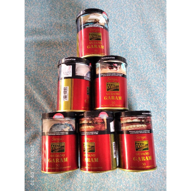 Jual KALENG BEKAS ROKOK GUDANG GARAM | Shopee Indonesia