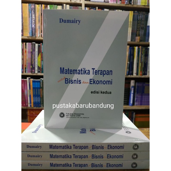 Jual Buku Matematika Terapan Untuk Bisnis Dan Ekonomi Lengkap Edisi