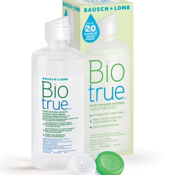Jual Bio true contact lenses solution 300ml | Shopee Indonesia
